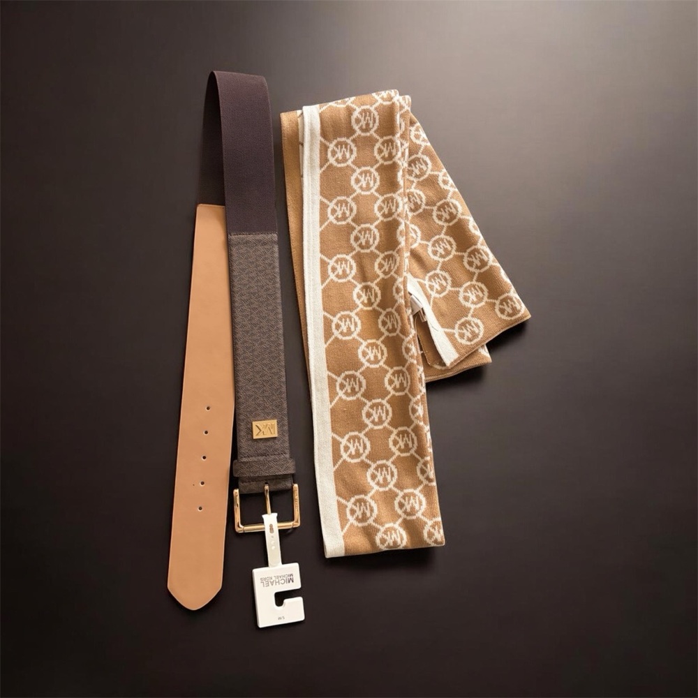 Michael Kors Belt & Scarf